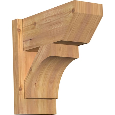 Ekena Millwork Westlake Slat Smooth Outlooker, Western Red Cedar, 7 1/2"W x 16"D x 16"H OUT08X16X16WTL06SWR